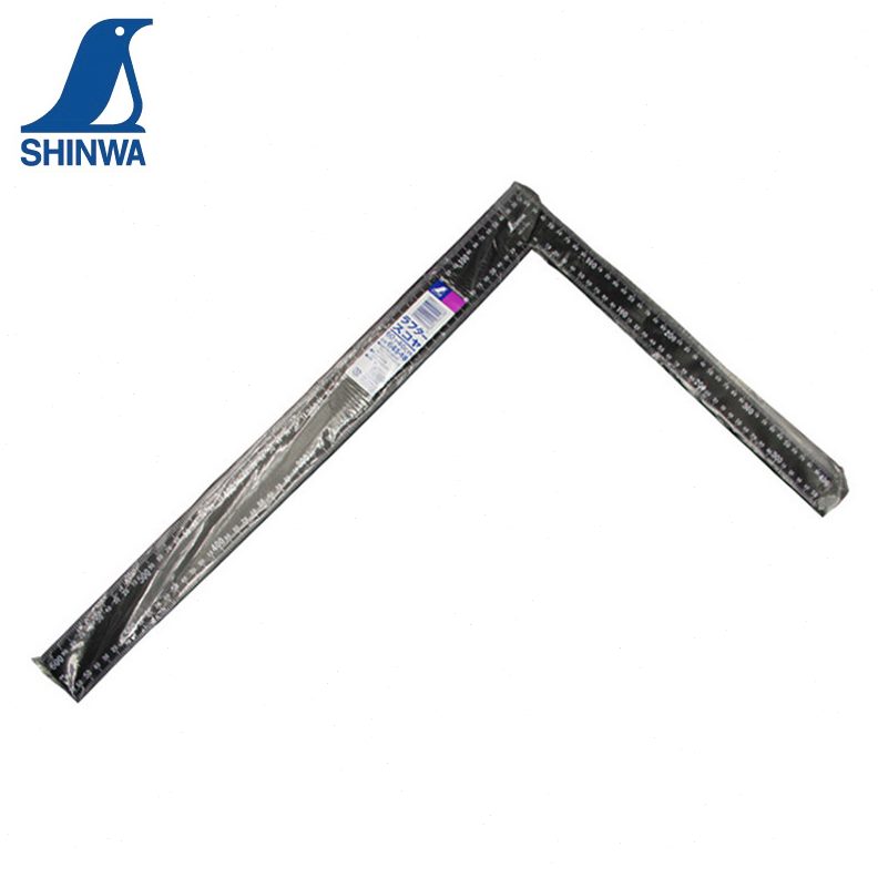 平白5S黑色装H6直角尺曲刻度木工W548IN2364A亲和直角尺企鹅涂尺9