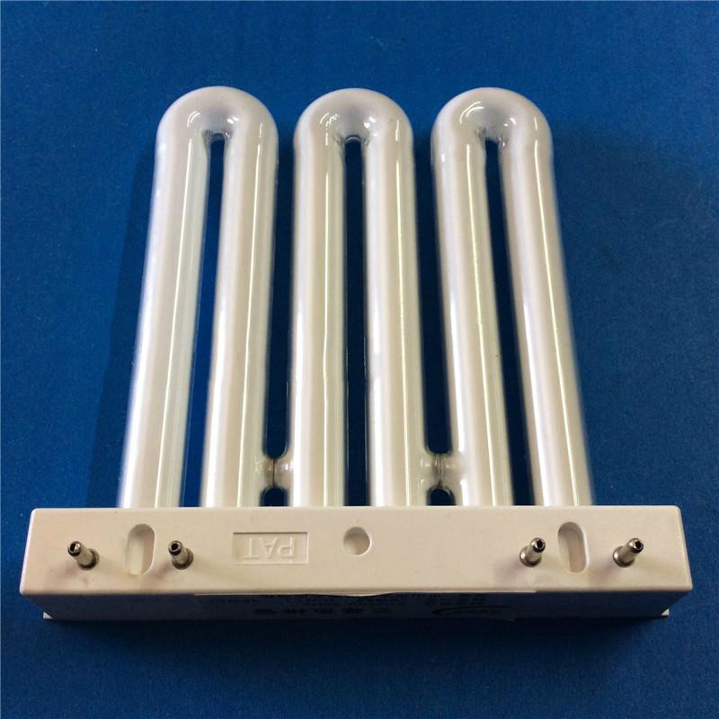 3U型三基色平针灯管 四针厨房卫生间节能灯 3u排管镇流器26W36W45
