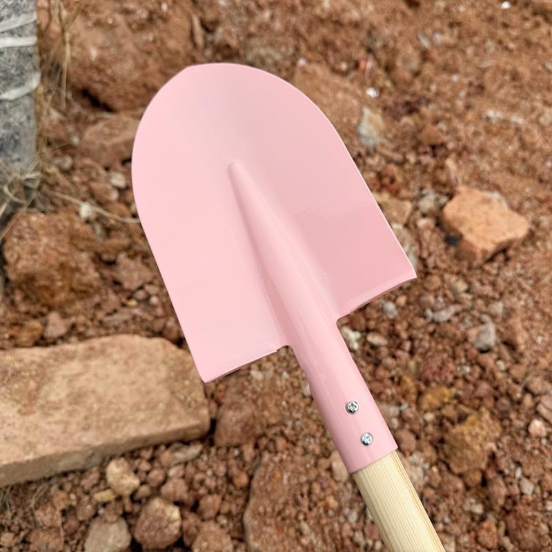 粉色幼儿园儿童小铲子挖土挖沙沙滩铲户外赶海工具园艺耙子小玩具