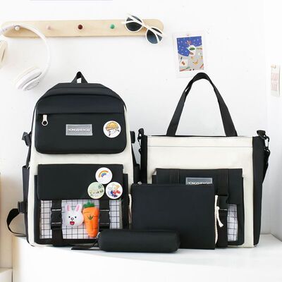 书包新款韩版ins清新小学生高中大容量初中初中生双肩包背包