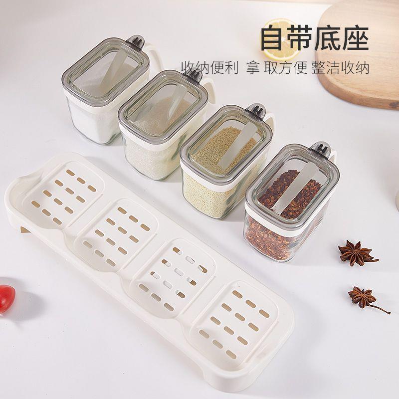 玻璃调料盒调味罐组合套装