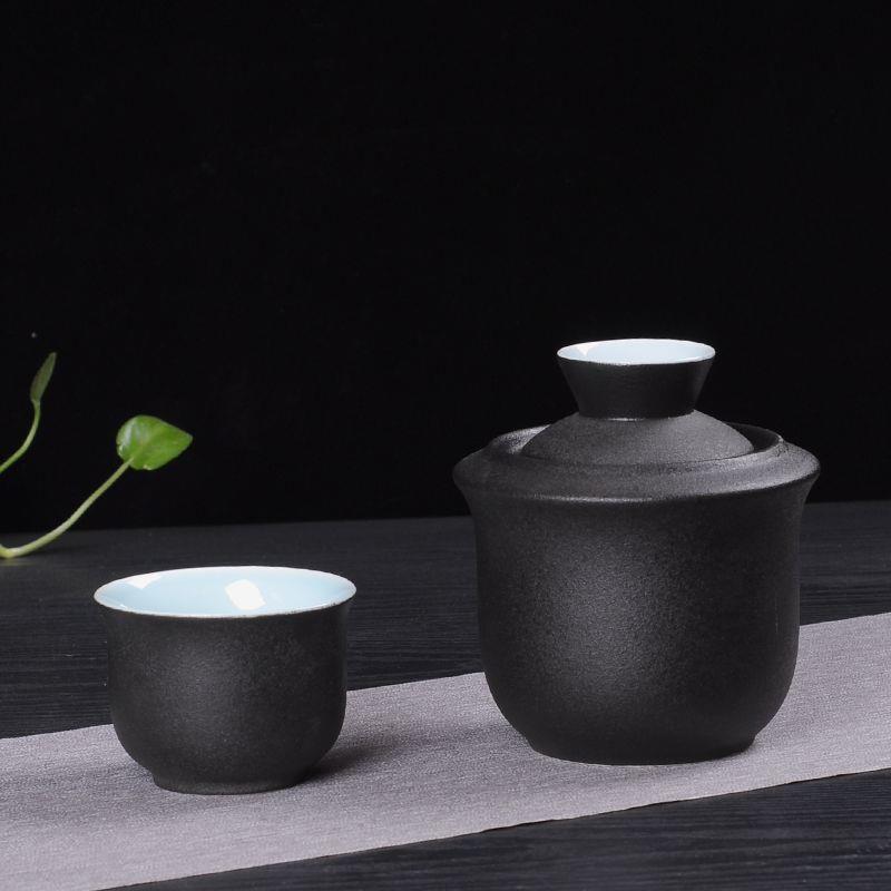 创意温酒器烫酒壶带盖陶瓷