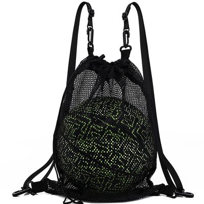 大容量网纱透气双背包沙滩网眼双肩包篮球羽毛球运动包头盔收纳包