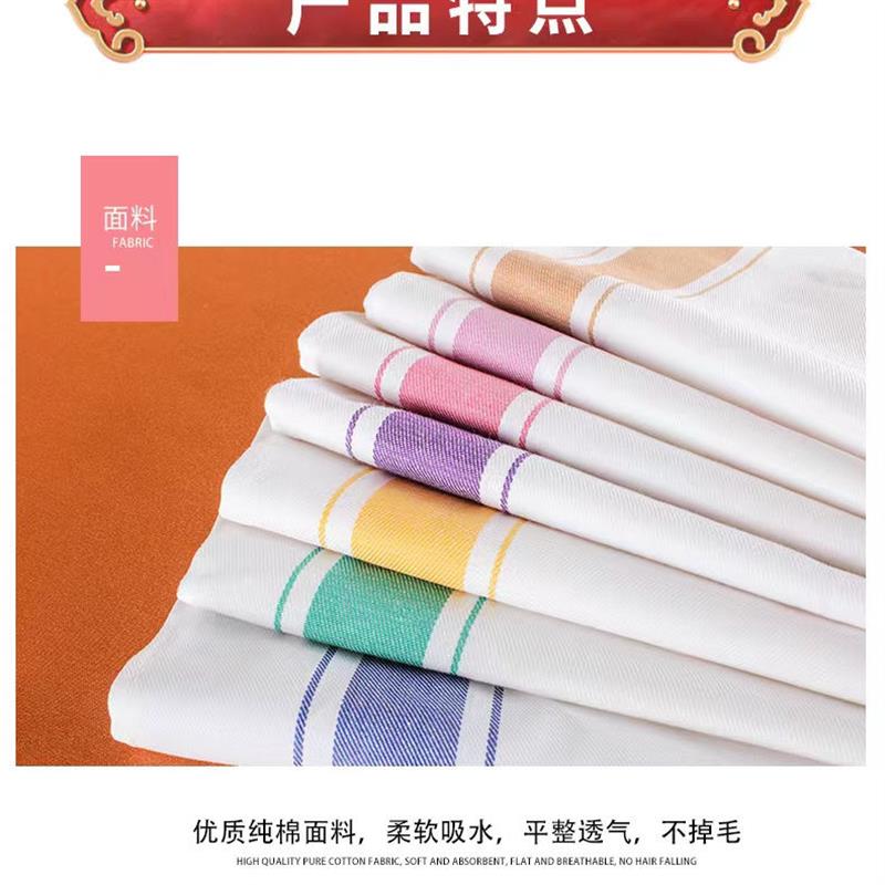 纯棉不掉毛餐巾布擦杯布打