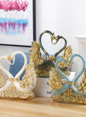 酒柜装饰品摆件创意家居房间个性欧式工艺品卧室电视柜客厅小摆设