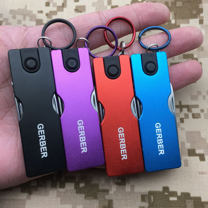 美容工具修甲套装GB组合折叠指甲钳美甲剪刀带LED灯手电小刀礼品