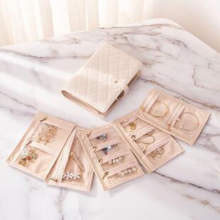 首饰收纳袋册包便携新款旅行珠宝手镯耳环项链戒指黄金饰品防氧化