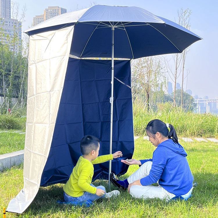 钓鱼伞围布配件钓伞围布防风全围通用加厚防晒防雨钓鱼鱼伞围帐