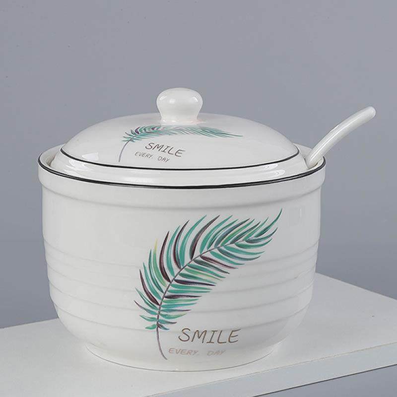 陶瓷调味罐欧式家用大号调料罐盒瓶盐罐辣椒油罐调味盒瓶厨房用品