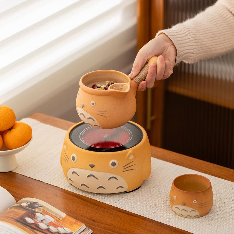 家用围炉煮茶可爱龙猫电陶