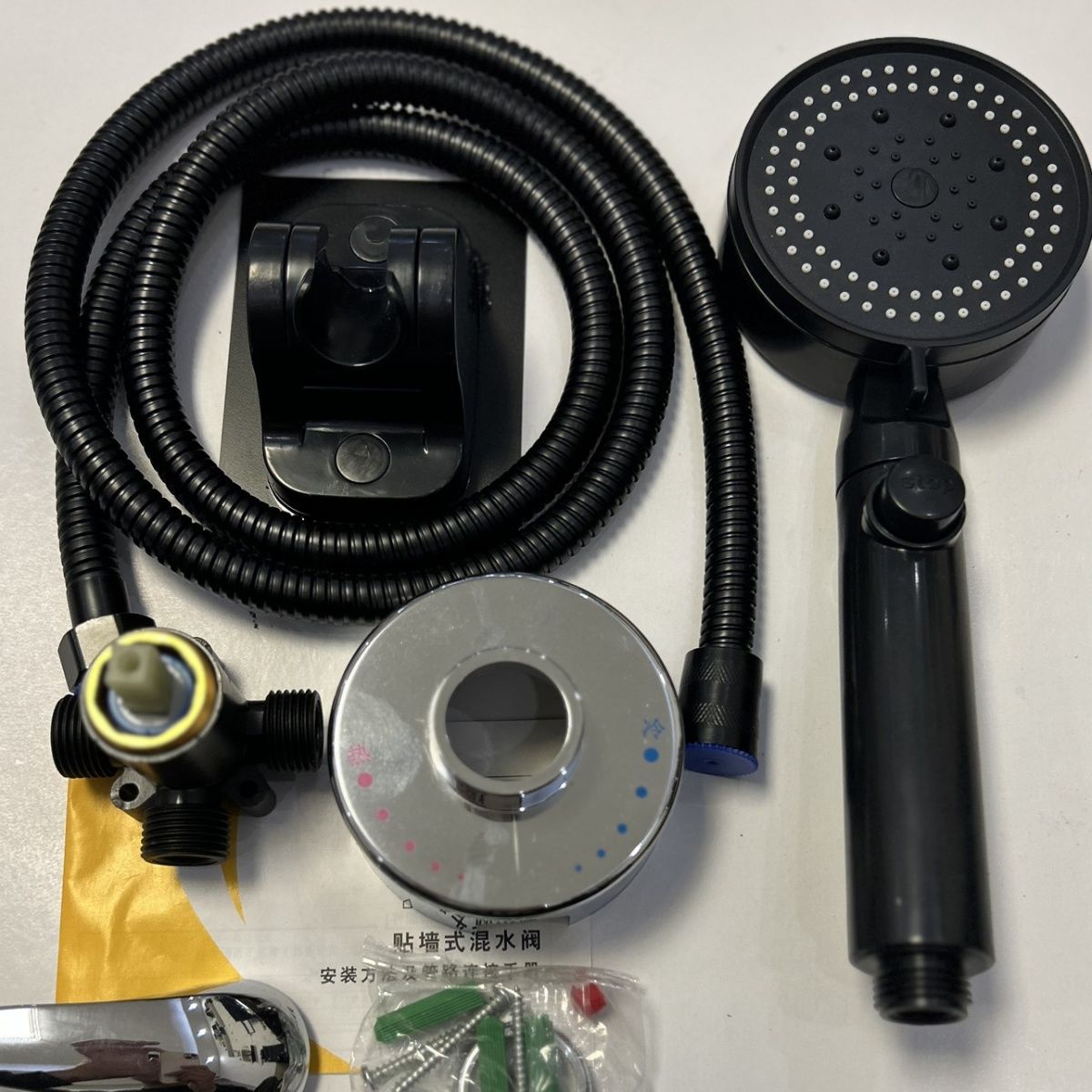 五档增压花洒淋浴喷头高压超强通用热水器喷洒头家用洗澡