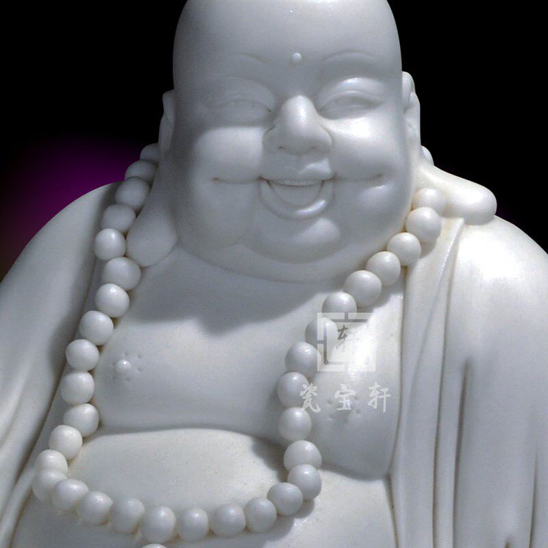 笔筒巴焦弥勒 陶瓷个性创意时尚个性工艺品可爱弥勒办公家居摆件