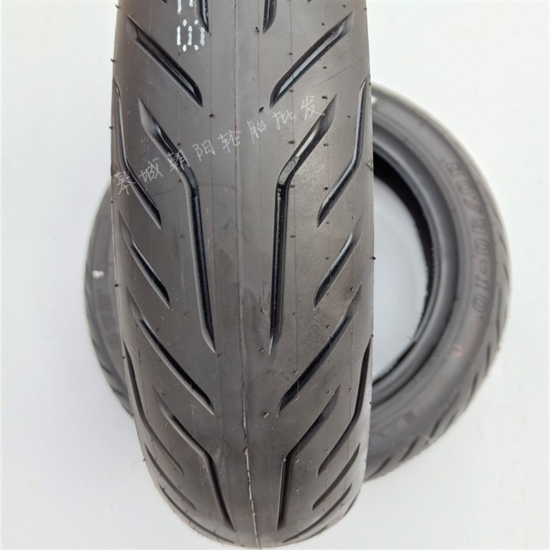 朝阳轮胎80/90-10电动车真空胎石墨烯长跑侠3.00-10通用H-972花纹
