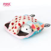 兴兴文仓鼠窝保暖仓鼠棉窝用品金丝熊三线布丁银狐窝过冬 多省 包邮