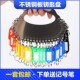加厚不锈钢钥匙盘钥匙圈环锁匙牌串收纳可标记钥匙板