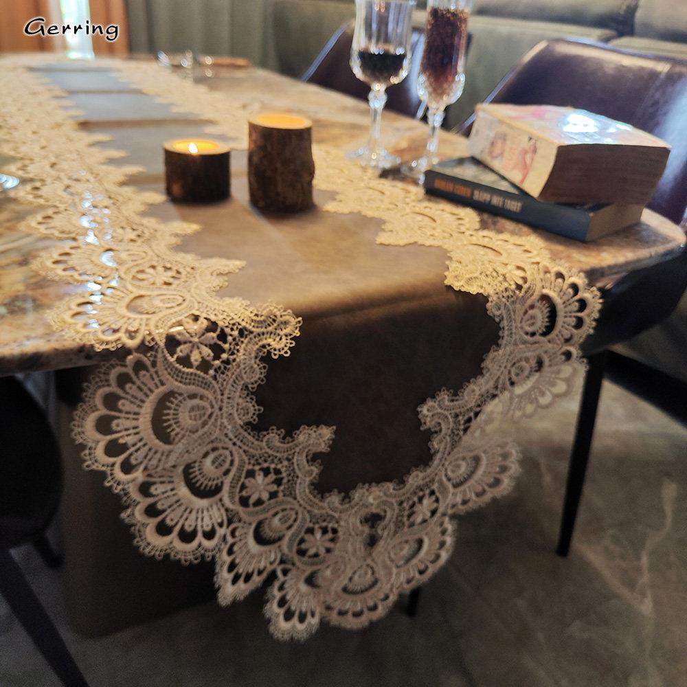 GR格林欧式轻奢桌旗防水西餐厅蕾丝桌布现代高端茶几电视柜防尘布,3C数码配件,USB多功能数码宝,淘宝优惠券,粉丝福利购,淘宝优惠卷