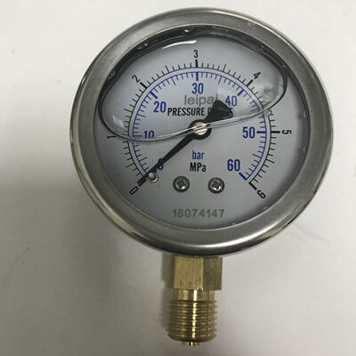 油压表 YN-61-68 压力6mpa 60bar 直径61-68mm 螺纹m14x1.5