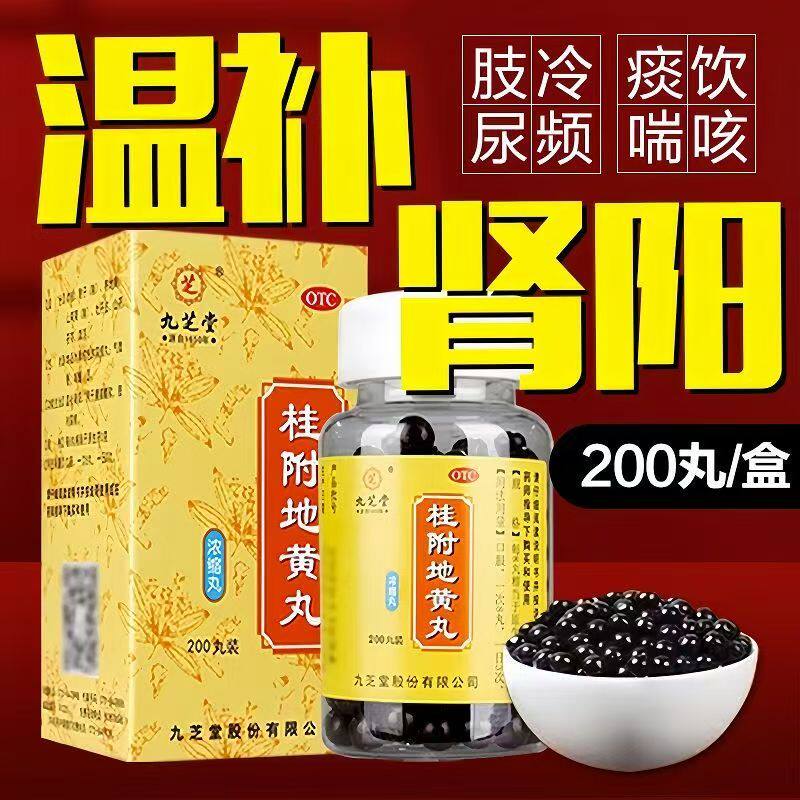 九芝堂 桂附地黄丸 正品 补肾养精 强身肾阳虚肾虚 尿频 男性调理