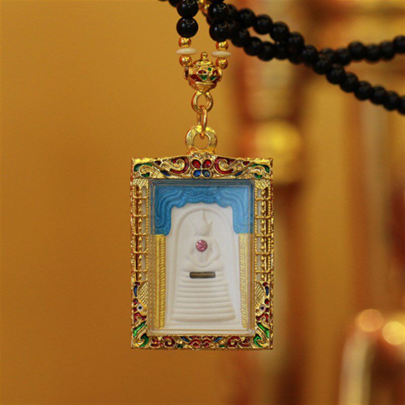 昕福 泰国佛牌真品 崇迪 丛笛 佛  遮面佛  龙婆本