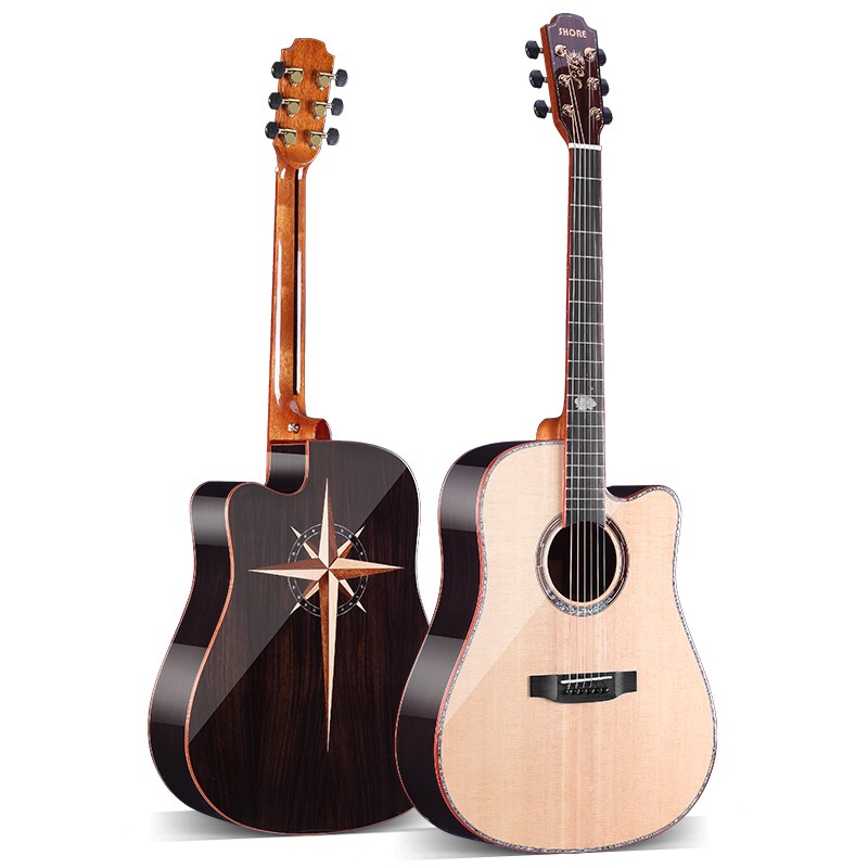 SHORE索尔吉他S-313 S-383 S-412 S-484 S-485单板民谣吉他初学者