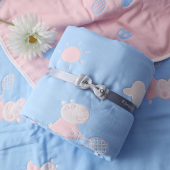 纯棉加厚卡通六层婴儿浴巾纯棉宝宝纱布盖毯新生儿包被儿童毛巾被