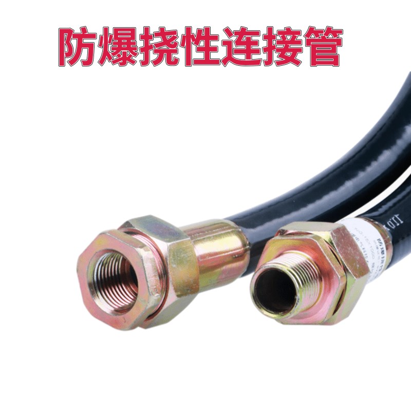 BNG防爆挠性管PVC橡胶防爆软管1/2穿线管304不锈钢防爆绕性连接管