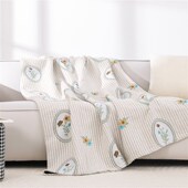 毛巾被成人多层纱纯棉纱布夏季 休闲毯子毛巾被午睡空调盖毯 薄款