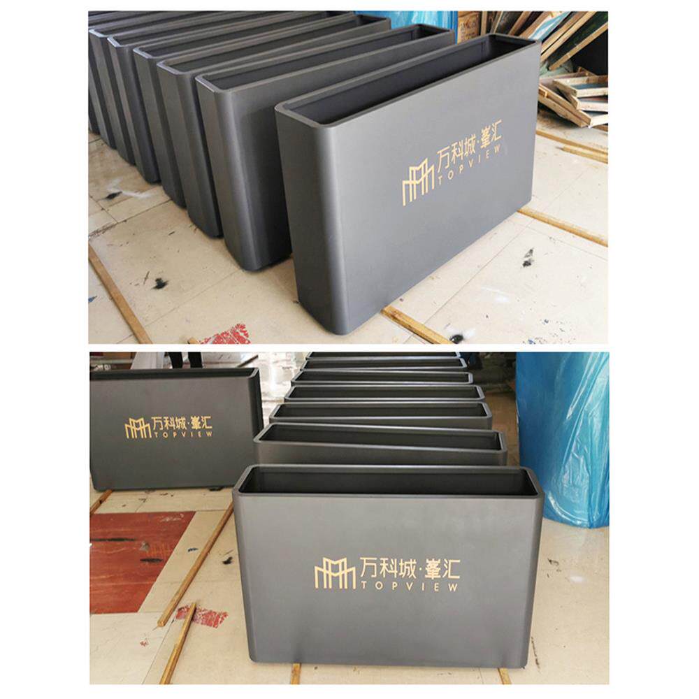 户外锻铁花箱花盆简易花槽外隔断庭院栅栏成品防锈花池花坛定制