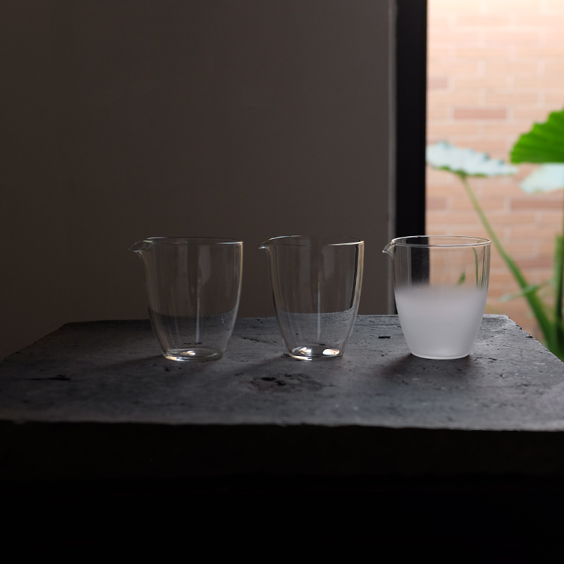 喜悦茶铺 高档耐热玻璃公道杯 水晶茶海分茶器 日式匀杯 包邮