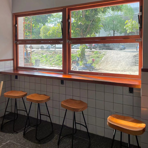 樟子松实木门窗  上下折叠窗户 玻璃木门木窗 左右折叠窗定制