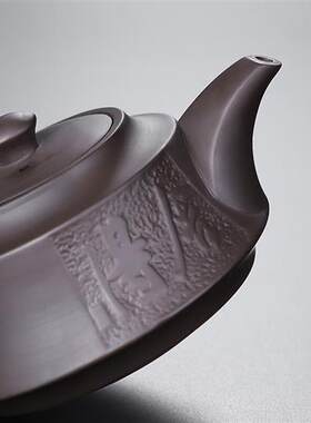 高档豪峰紫砂功夫茶具套装家用办公中式复古茶杯茶盏茶壶会客办公