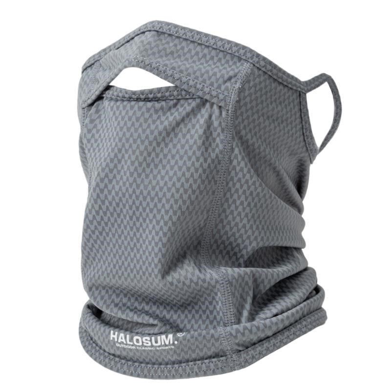 冰丝骑行防晒面罩男女夏自行车骑车钓鱼薄款透气挂耳面巾护颈脖套