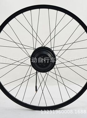 电动自行车电机轮组36V/48V.250W/350W/500W锂电车辐条轮改装套件