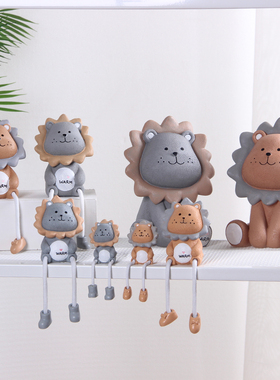 家居墙上置物架装饰品小摆件吊脚娃娃客厅电视酒柜工艺品摆设创意