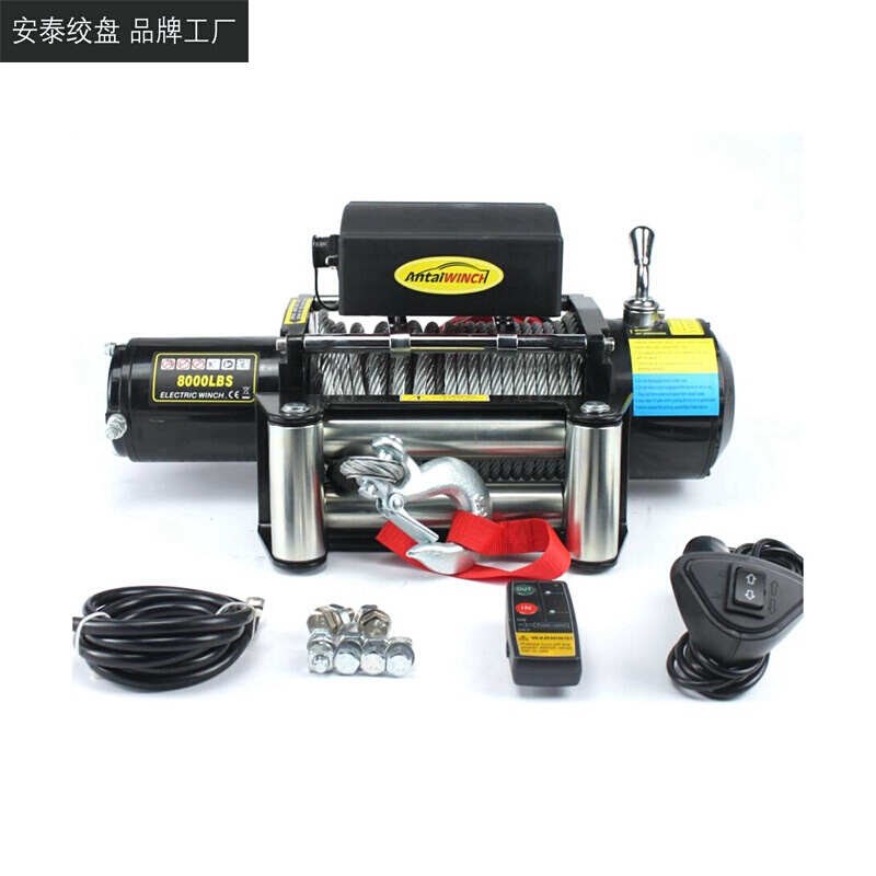 v/2v 00磅汽车绞盘 电动绞盘 脱困绞盘