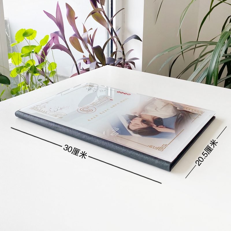 定制足疗馆水晶价目册足浴养生活页价格表采耳按摩理疗项目手册本