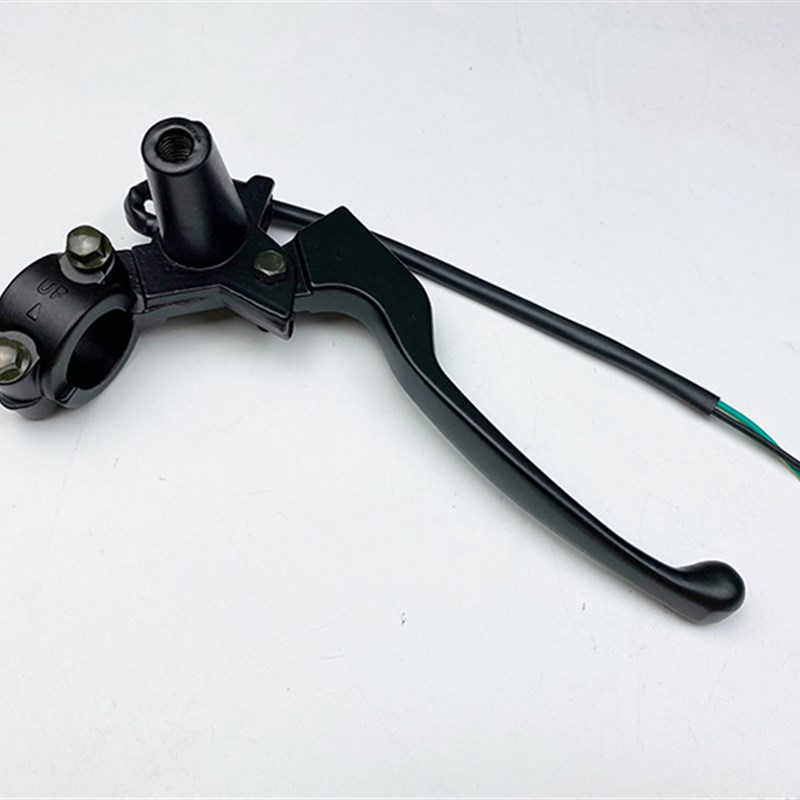 踏板车光阳豪迈1手把镜座总成左右刹车把手GY1手把反光镜座