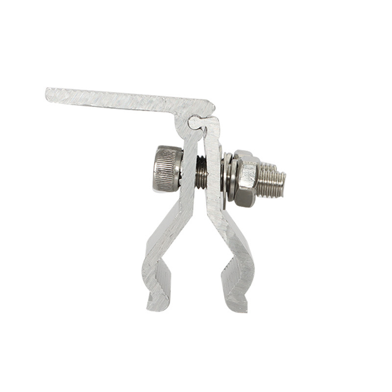 光伏铝合金夹具2彩钢瓦角驰型夹具支架直立锁边夹具