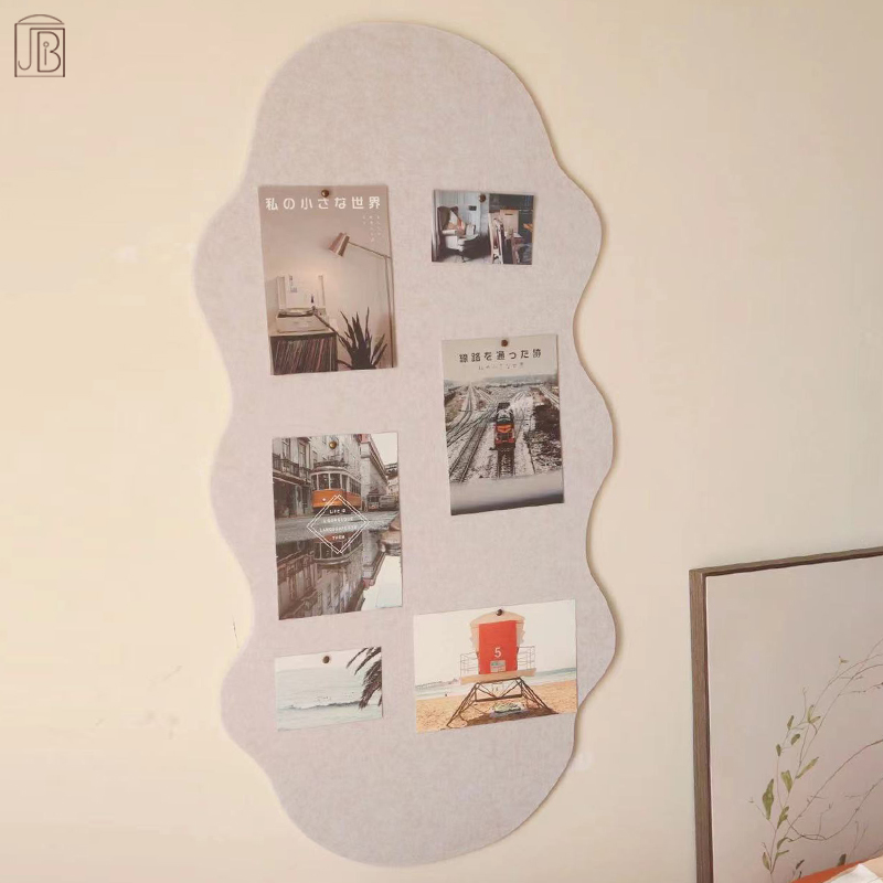 异形毛毡板照片墙背景板墙面装饰挂墙展示板软木板羊毛毡墙贴相片