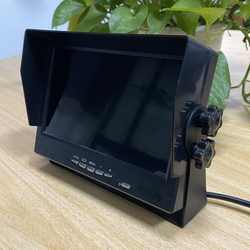 车载摄影头高清路监控货车盲区辅助倒车0度全景影像智能显示器