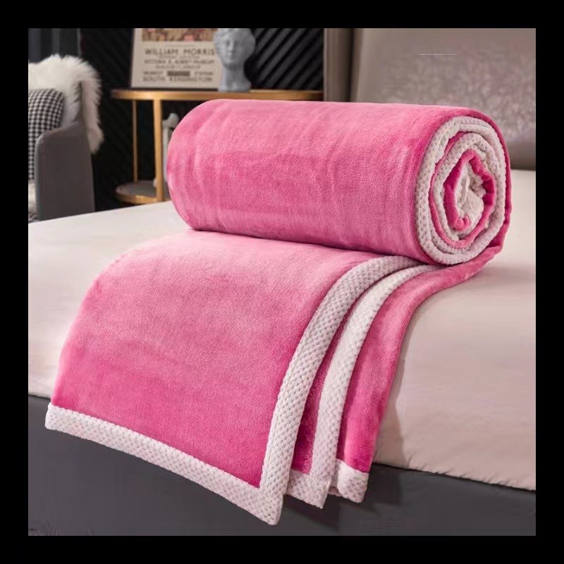 毛毯毯子午睡毯法兰绒礼品小毯子冬季加绒床单绒毯