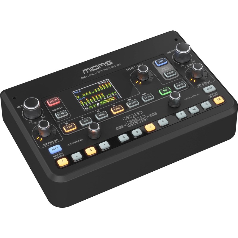 迈达斯MID DP8个人监听调音台DP8MB支架 乐队监听系统 混音台