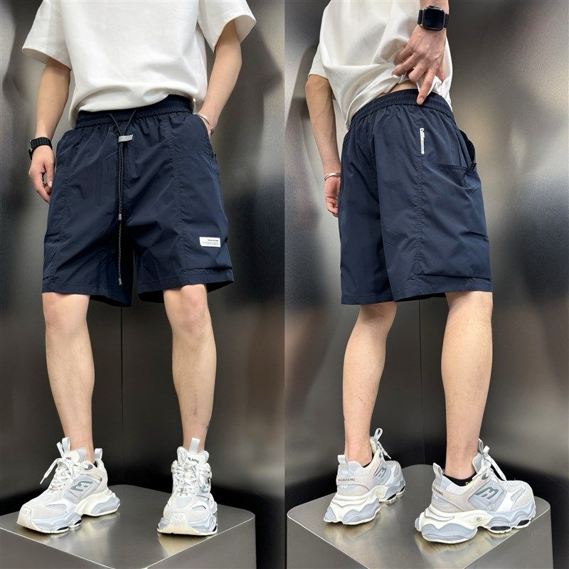 2025夏季新款户外速干沙滩裤高街机能风工装短裤男休闲薄款五分裤,男装,短裤,淘宝优惠券,粉丝福利购,淘宝优惠卷