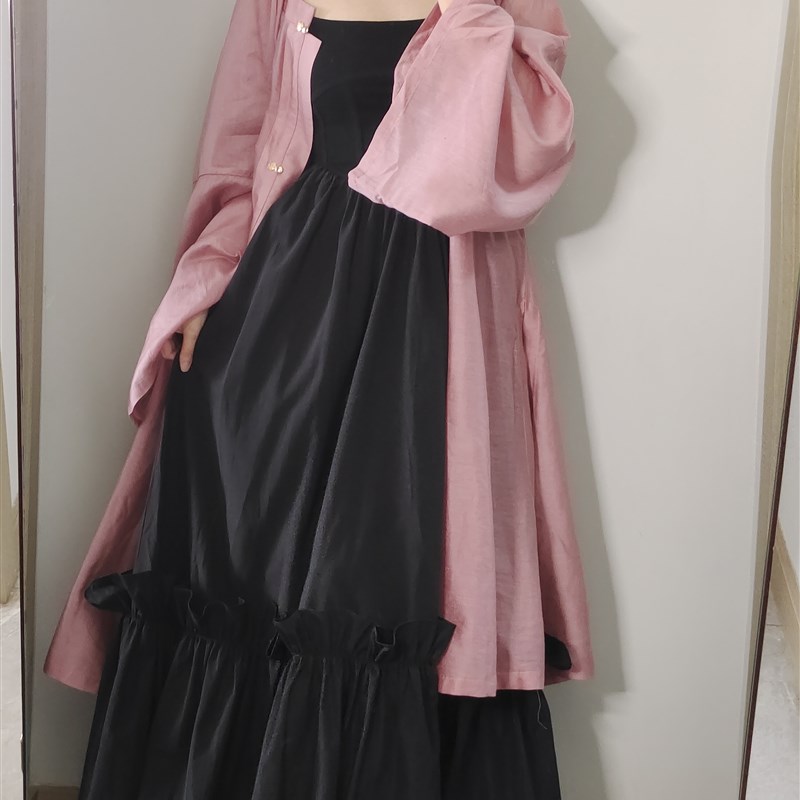 禅山记汉服大小姐吊带连衣裙