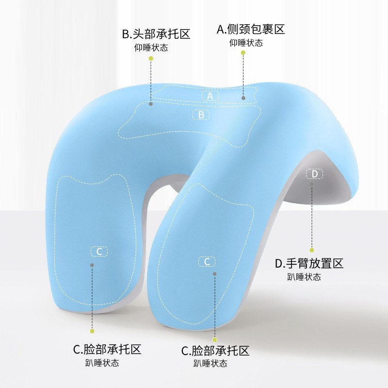 午睡枕趴睡枕教室小学生儿童初中生午休枕趴趴枕办公室桌子抱枕