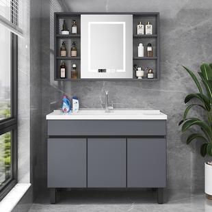 多层实木阳台洗衣槽洗衣柜台池盆洗衣池带搓板一体洗衣柜伴侣组合