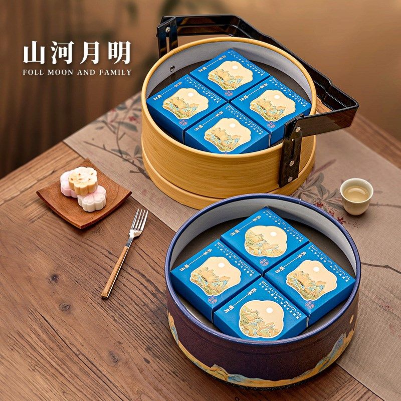 档中秋包装盒粒层酒店礼品盒复古布艺礼盒空盒礼盒,包装,中秋礼品包装,淘宝优惠券,粉丝福利购,淘宝优惠卷