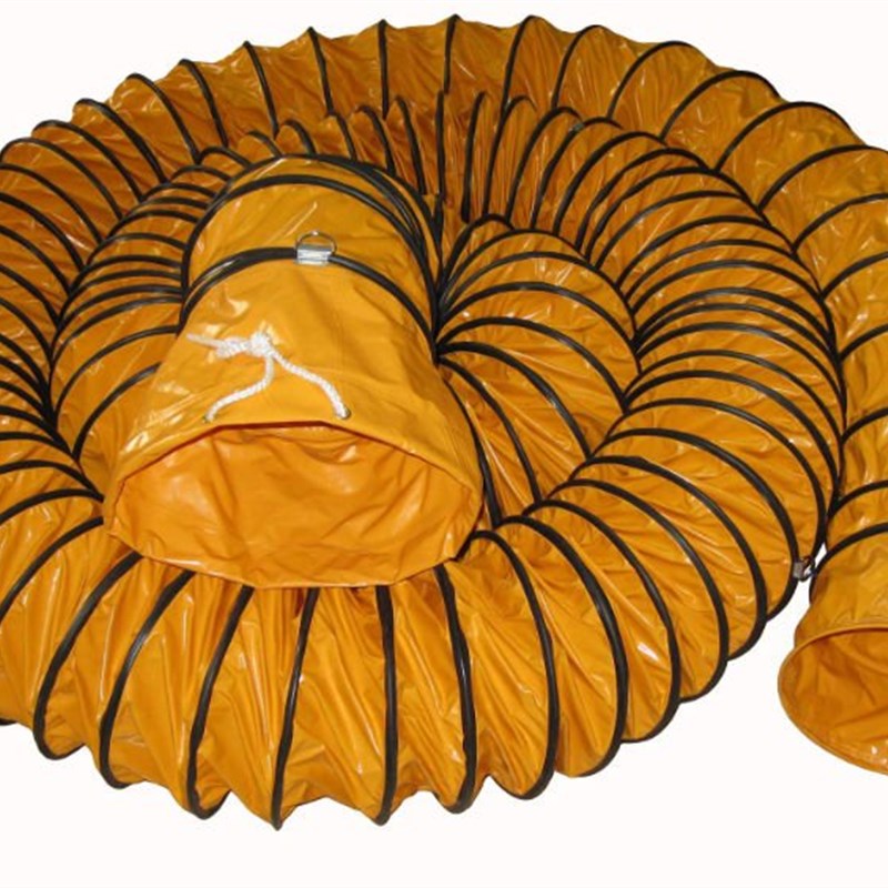 伸缩通风管道 PC尼龙塑料帆布螺旋管 抽油烟鼓送排风机软管mm