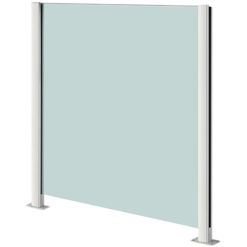 玻璃护栏现代内卡槽阳台室内家用不锈钢楼梯扶手玻璃栏杆立柱