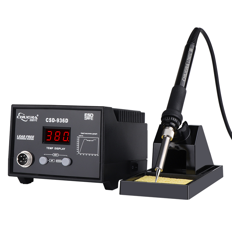 创时代CD-9D电烙铁恒温可调温工业级装家用维修焊接恒温焊台